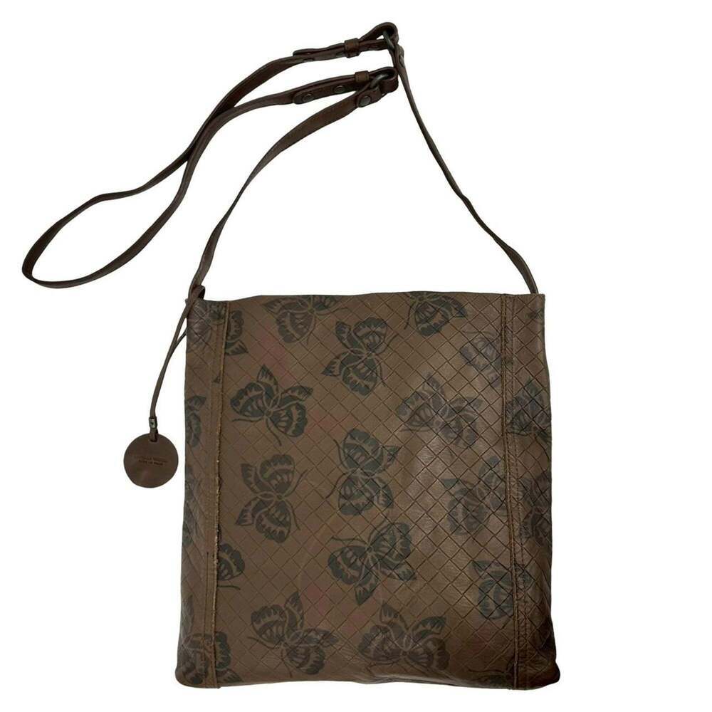 BOTTEGA VENETA Brown Leather Intrecciato Shoulder Bag - Picture 3 of 9